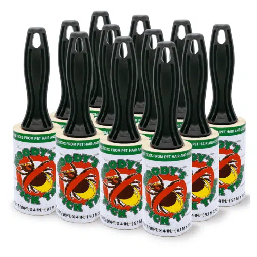 Woody's Tick Tape- 12 Rolls with 12 Handles